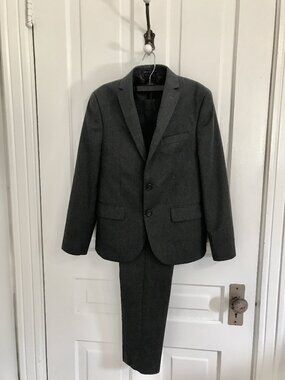 Dark Grey Ralph Lauren Suit Set - Size 12 Regular